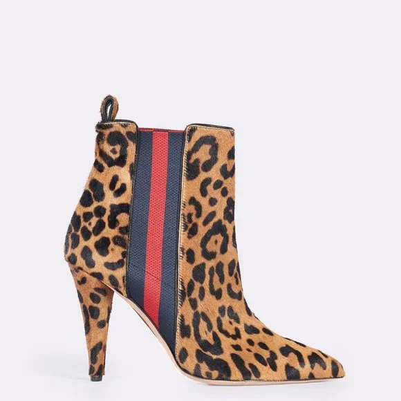 NWT Veronica Beard Fallon Boots Leopard 9.5 - Picture 9 of 16